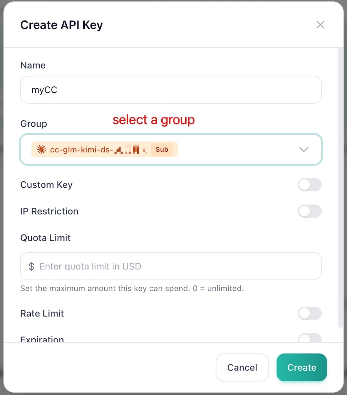 API Key Details