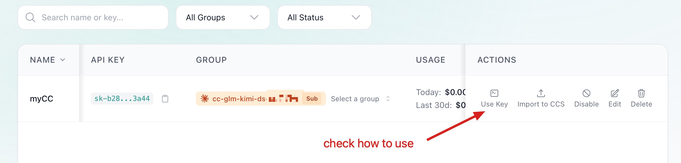 How to Use API Key